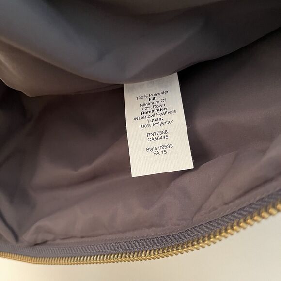 J. Crew Gray & White Herringbone Quilted Puffer Down Vest‎ Women's Size xs - Picture 6 of 7